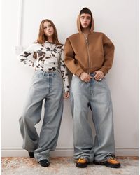 Weekday - Unisex – astro – weite jeans mit niedrigem bund - Lyst