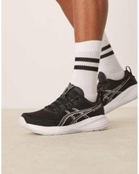 Asics - Zapatillas De Deporte Negras Y Gris Cemento Para Correr Gel-Cumulus 27 De - Lyst
