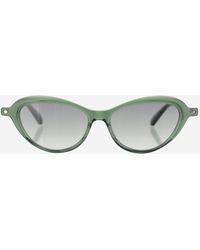Carven - Oval Acetat Sonnenbrille - Lyst