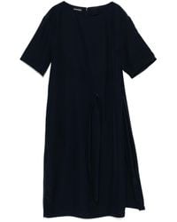 Emporio Armani - Side-tie Mini Dress - Lyst