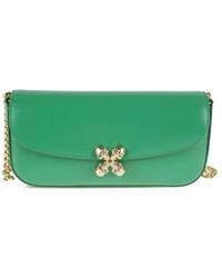 McQueen - Skull Flower Cross Body Bag - Lyst