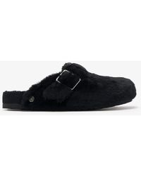 Birkenstock - Boston 1774 Shearling Narrow-Width Clogs - Lyst