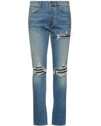 Amiri - 15Cm Tapered Mx1 Cotton Denim Jeans - Lyst