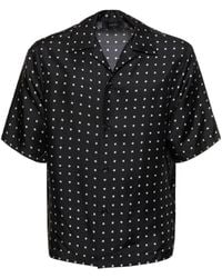 Amiri - Bowling Shirt Mit Logo Motif - Lyst