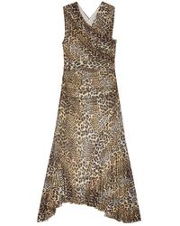 Ganni - Geblümtes Maxikleid - Lyst