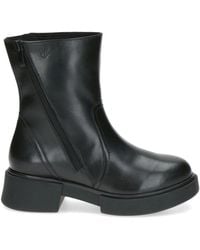 Caprice - Schwarze geschlossene booties stiefeletten - Lyst