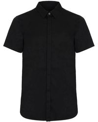 ARMANI EXCHANGE - Schwarze hemden für männer - Lyst