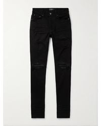 Amiri - Mx1 Distressed Skinny Jeans - Lyst