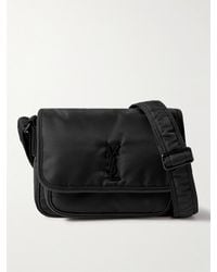 Saint Laurent - Niki Kuriertasche Mit Ysl-Schild - Lyst