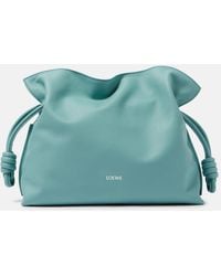 Loewe - Flamenco Medium Leather Clutch - Lyst