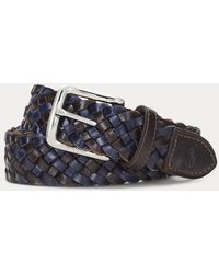 Polo Ralph Lauren - Cinturón De Piel Trenzado - Lyst