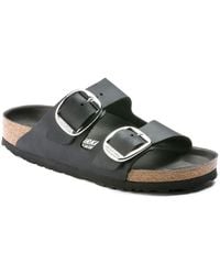 Birkenstock - Arizona Big Buckle Fl Schwarze -Hausschuhe 1011075-20026 Für Damen - Lyst