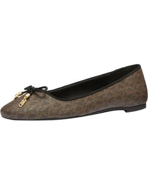 Michael Kors Nori Flex Flat Shoes, Leather - Black