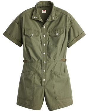 Levi's SS Surplus Romper Robe - Vert