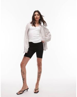TOPSHOP Short legging basique - Blanc