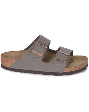 Birkenstock 'arizona' Slippers In Milieuvriendelijk Leer - Bruin