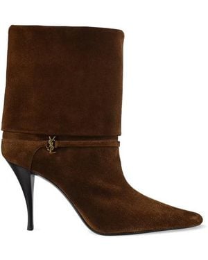 Saint Laurent Niki Stiefeletten - Braun