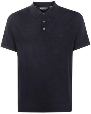 Michael Kors Core Merinos Short Sleeves Polo Embroider By - Blue