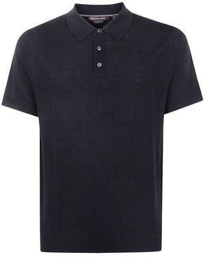 Michael Kors Short Sleeved Polo Shirt - Blue
