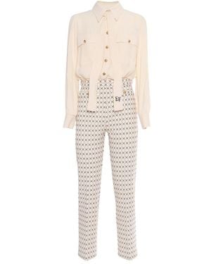 Elisabetta Franchi Full Suit - Natural
