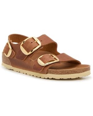 Birkenstock Milano Big Buckle Sandal - Brown