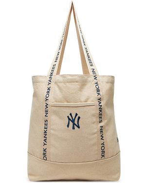 KTZ Handtasche New York Yankees Mlb Strap Canvas Tote 60595127 - Natur