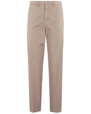 Briglia 1949 Straight-Leg-Hose Mit Stretch - Natur