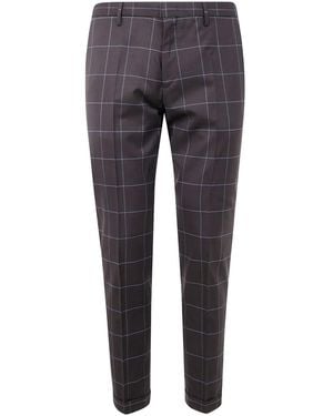 Paul Smith Pantalones de vestir a cuadros - Azul
