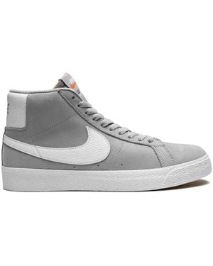 Nike Sb Blazer Mid "Wolf" Trainers - Grey