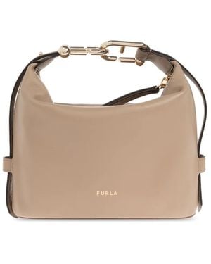 Furla Greige Shopper - Metallic