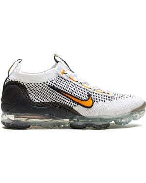 Nike Baskets Air Vapormax 2021 Flyknit Kumquat' - Blanc