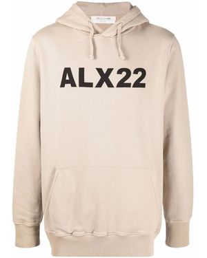 1017 ALYX 9SM Hoodie Met Logoprint - Naturel