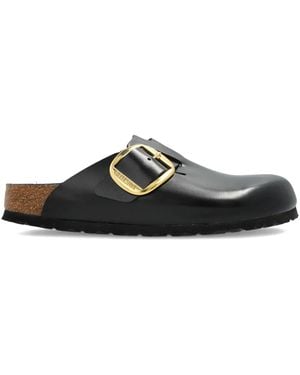 Birkenstock Boston Slides - Black