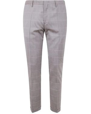 Paul Smith Pantalones de vestir a cuadros - Gris