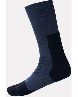 Helly Hansen Hiking Terry Hell-Toe Hiking Sock - Blue