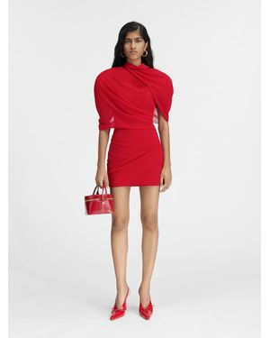 Jacquemus Dress With Shoulder Pads - Red