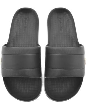 Lacoste Serve Hybrid Sliders - Black