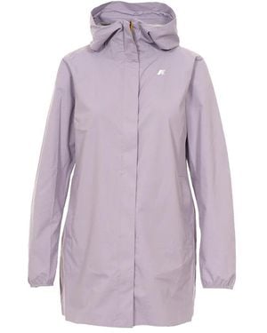 K-Way Schmale Passform Dreivierteljacke - Lila