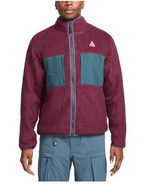 Nike Arctic Wolf Polartec Burgund Jacke - Rot