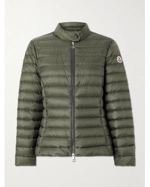 Moncler Igelle Daunenjacke Aus Gestepptem Shell Mit Wattierung - Grün