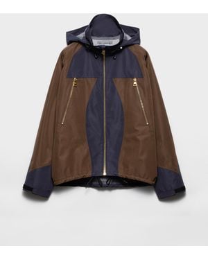 Prada Technical Fabric Blouson Jacket - Brown