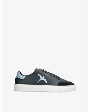 Axel Arigato Clean 90 Leather And Suede Low-Top Sneakers - Blue