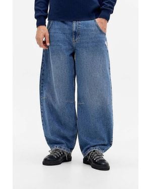 BDG Mid-wash Cacoon Jeans - Blue