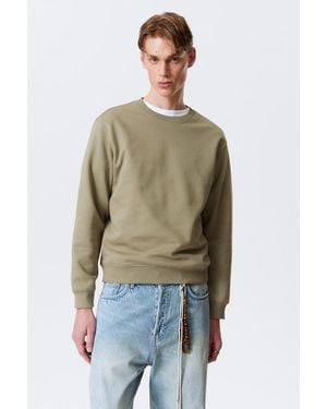 Weekday Mittelschweres Standard-Sweatshirt - Grün