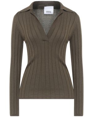 Erika Cavallini Semi Couture Jumper Virgin Wool - Green