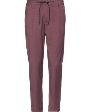 Daniele Alessandrini Trousers Polyester, Viscose, Elastane - Purple