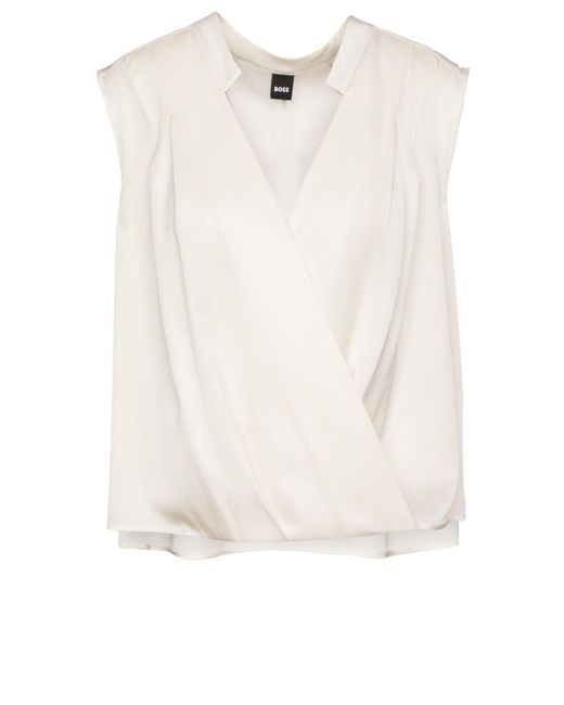 Boss White Bluse 'Basina'