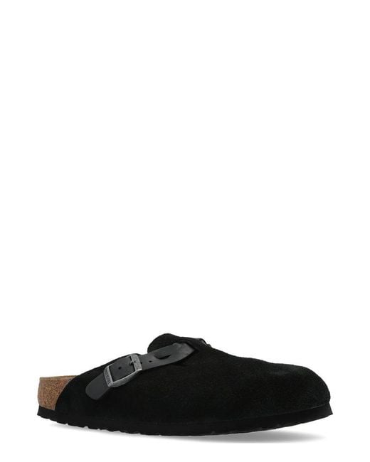 Birkenstock Black Boston Braided Clogs