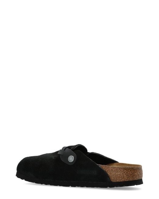 Birkenstock Black Boston Braided Clogs