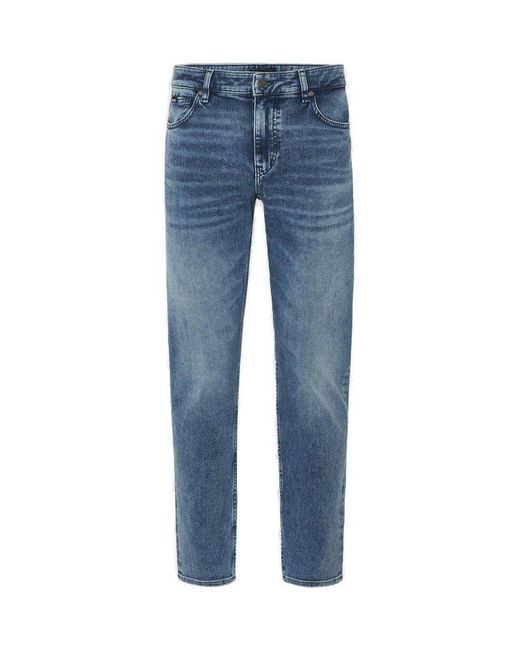 Boss Blue Delaware Slim-Fit Jeans for men